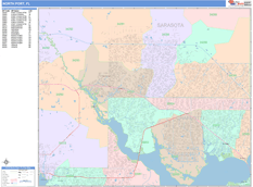 North Port Digital Map Color Cast Style